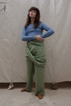BASERANGE Daidin skirt SKDY-SL-AU23 Salvador green (SKDY-SL-000)